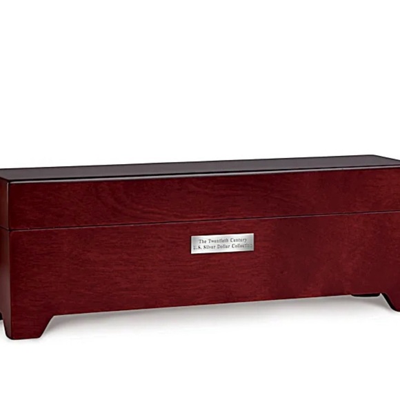 Bradford 2008 Twentieth Century US Silver Dollar Collection Wood Storage Box - Picture 2 of 8